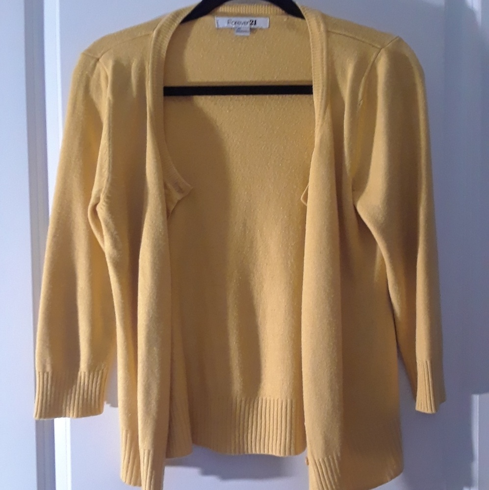 Gold cardigan